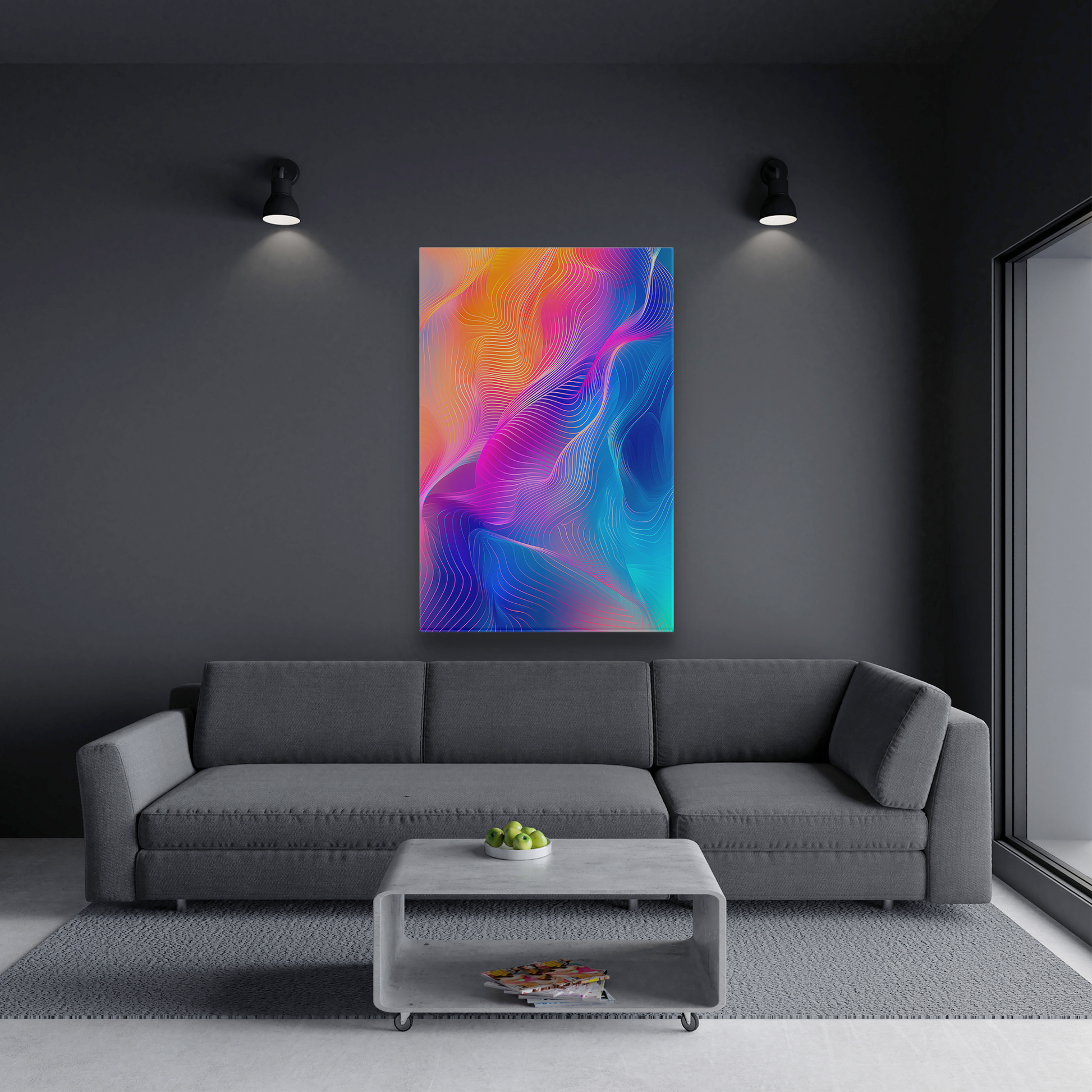 Colorflow Essence (Canvas)Colorflow Essence at RimaGallery: a premium, eco-friendly canvas celebrating quality and sustainability. Elevate your space with vibrant, lasting artRimaGallery