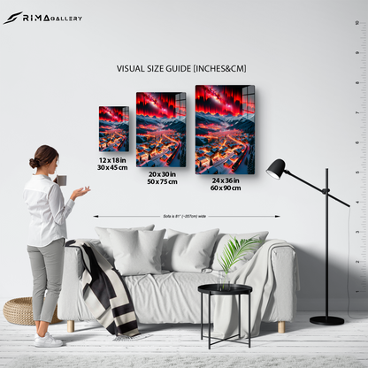 Aurora Village (Acrylic)Aurora Village Luminescence Transform your space with our elegant Acrylic Prints, where art meets modernity. Experience superior quality with high-grade acrylic and RimaGallery