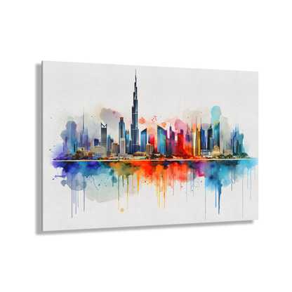 Watercolor Dubai Skyline (Canvas)Engaging Introductory Paragraph:
Struggling with low-quality canvases? Switch to RimaGallery! Our canvases are more than just a purchase; they're a statement of qualRimaGallery