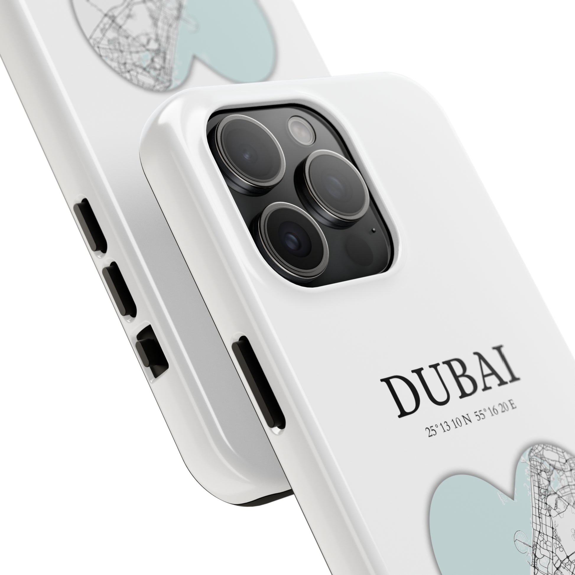 Dubai Heartbeat - White (iPhone MagSafe Case)Celestial Drive Revolutionize your iPhone's look and feel with RIMA Tough Phone Case – ultimate protection meets elegant style for iPhone 11-15. Grab yours now! 🛡️?imaGallery