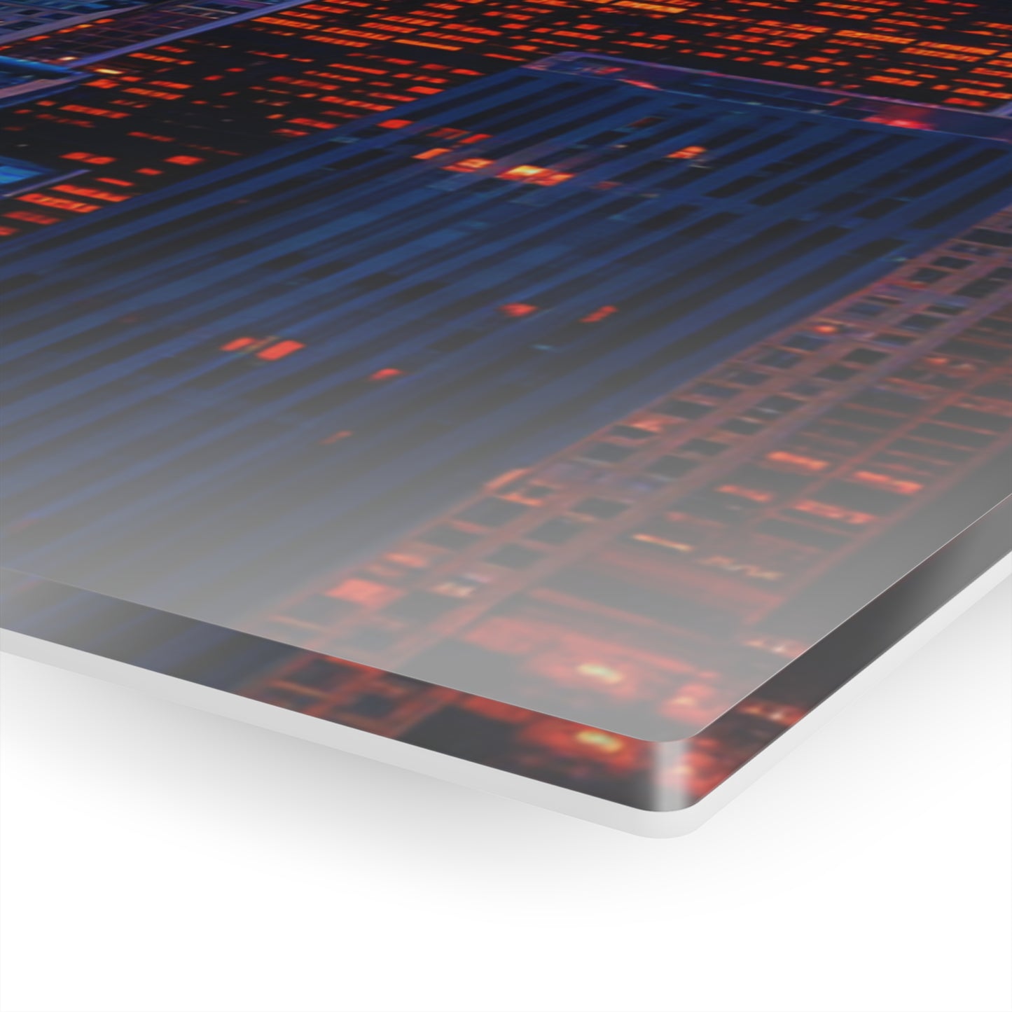 Twilight Cityscape (Acrylic)