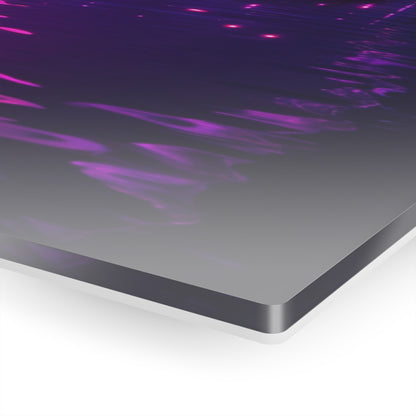 Moonlit Cascade (Acrylic)Make a statement with Moonlit Cascade acrylic prints. The 1⁄4" acrylic panel exudes the illusion of a smooth glass surface for vibrant artwork. Pre-installed hangingRimaGallery