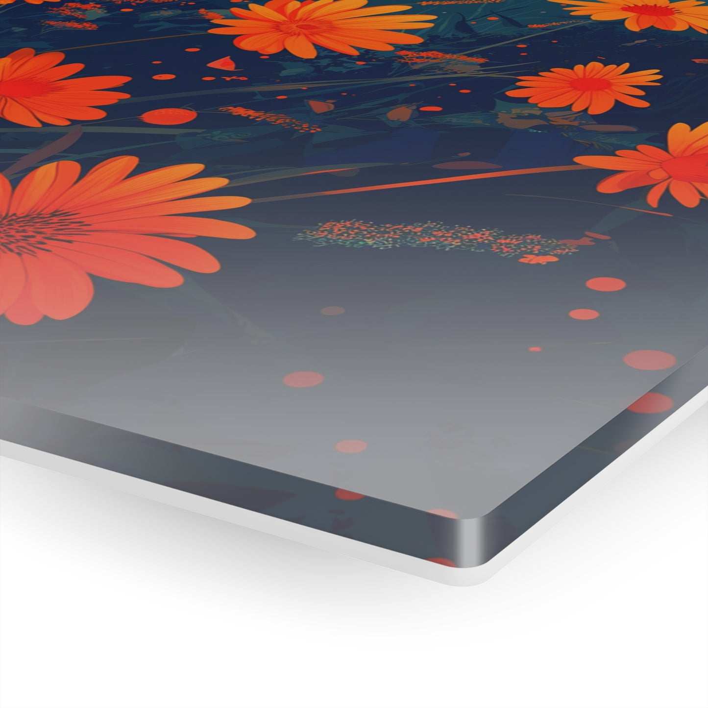 Flutter Bloom (Acrylic)Make a statement with Flutter Bloom acrylic prints. The 1⁄4" acrylic panel exudes the illusion of a smooth glass surface for vibrant artwork. Pre-installed hanging hRimaGallery