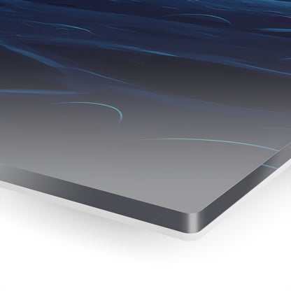 Cosmic Contemplation (Acrylic)Step into the universe with an astronaut in deep thought on the lunar surface under a glowing moon. Acrylic art from RimaGallery. Experience the cosmos in your home RimaGallery