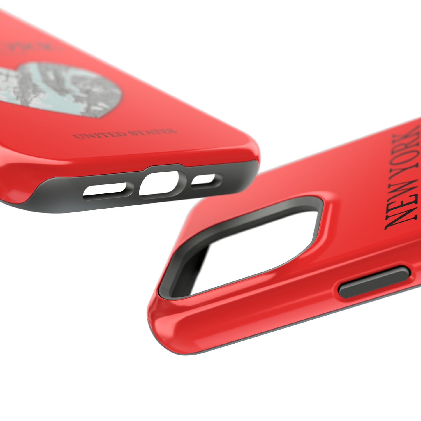 Add a touch of New York to your iPhone with the Red Heartbeat MagSafe Case, offering durable protection, seamless MagSafe compatibility, and a choice between matte o-York Heartbeat - Red (iPhone MagSafe Case)