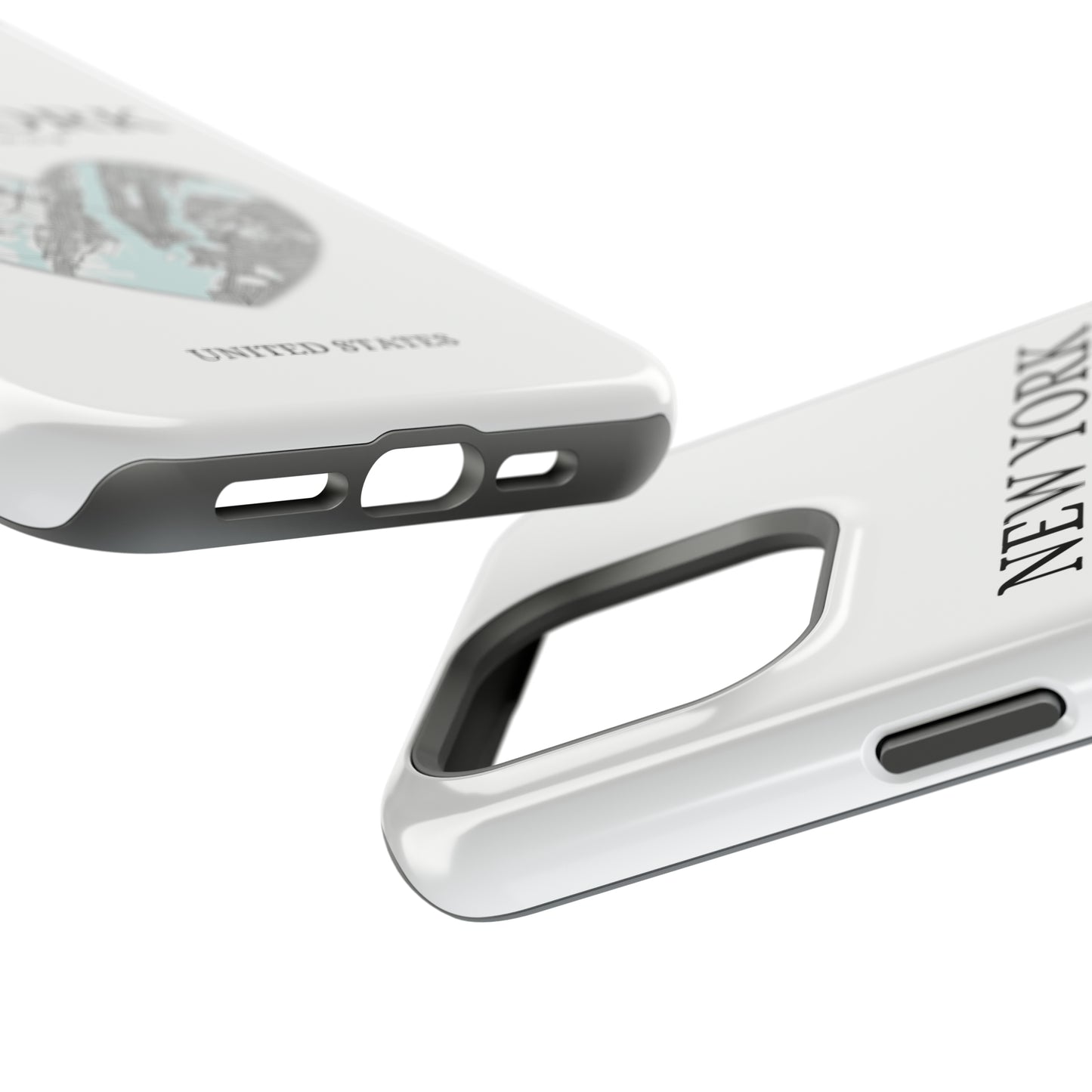 Elevate your iPhone's style with the Dubai Heartbeat White MagSafe Case, offering robust protection, MagSafe compatibility, and a choice of matte or glossy finish. P-York Heartbeat - White (iPhone MagSafe Case)