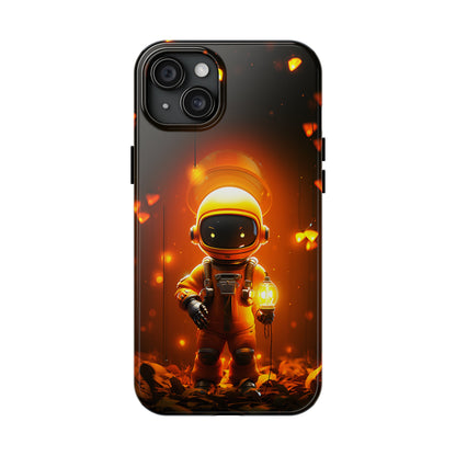 Yellow Astronaut Robot (iPhone Case 11-15)Discover the perfect balance of style and safety with RIMA's Tough Phone Case for iPhone 11, 12, 13, 14, 15 . Enjoy enhanced protection with a stylish glossy finish.RimaGallery