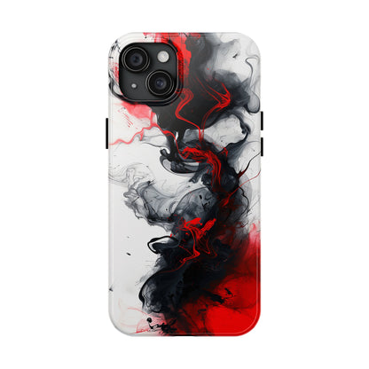 Scarlet Shadows (iPhone Case 11-15)Elevate your iPhone experience with RIMA's Tough Phone Case, designed for iPhone 11 to 15 include modles pro and max. Double-layer defense and premium materials provRimaGallery