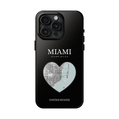Miami Heartbeat - Black (iPhone Case 11-15)Elevate your iPhone's style with Rima's Miami Heartbeat case. Sleek, durable protection for models 11-15. Free US shipping.RimaGallery