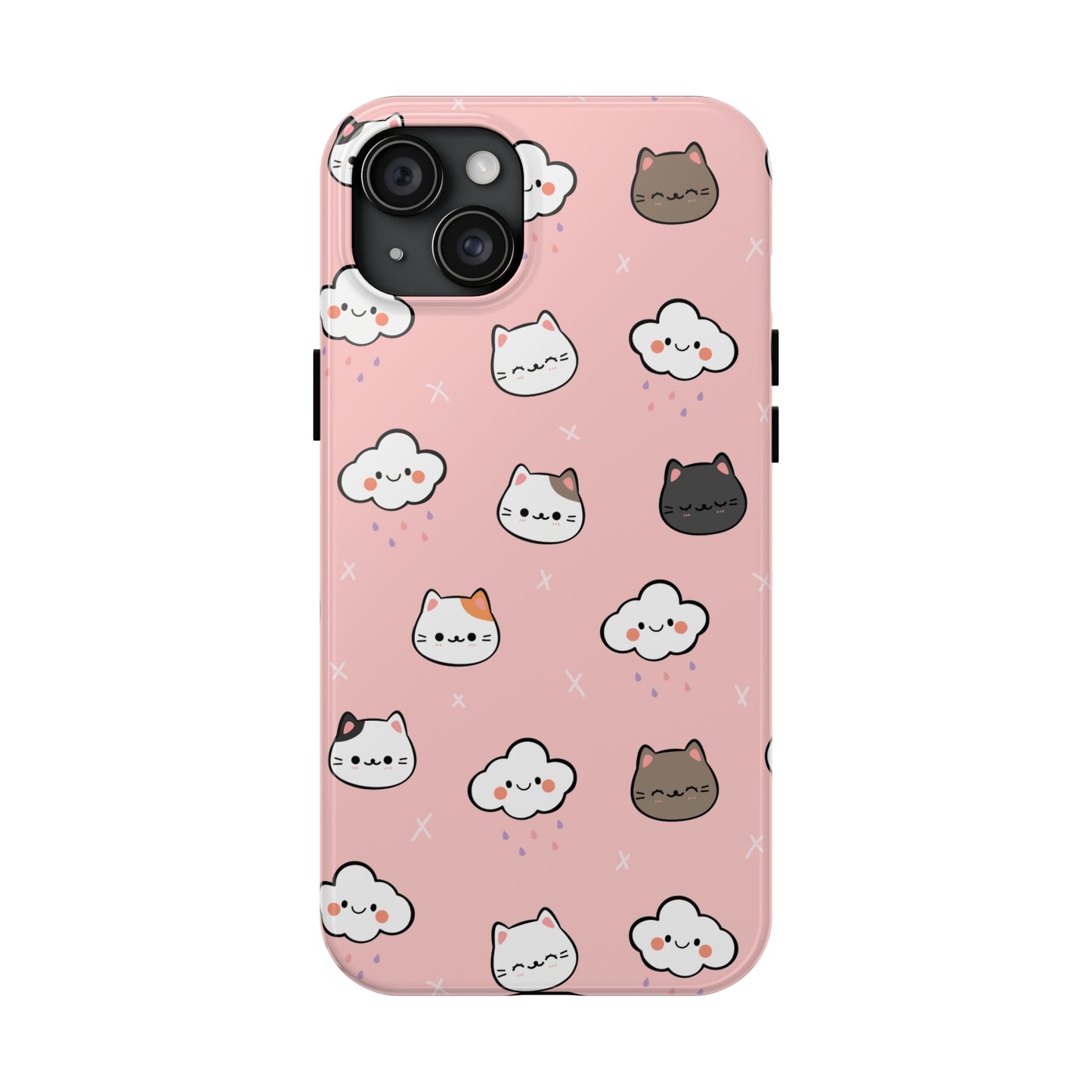Purrfect Skies (iPhone Case 11-15)Shop RIMA Tough Phone Case for iPhone 11-15: Ultimate protection with double-layer defense, glossy finish, and wireless charging compatibility. Urban and weather-resRimaGallery