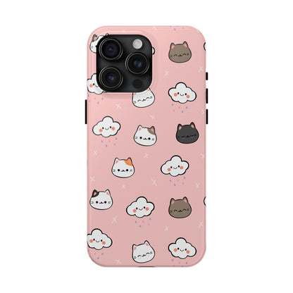 Purrfect Skies (iPhone Case 11-15)Shop RIMA Tough Phone Case for iPhone 11-15: Ultimate protection with double-layer defense, glossy finish, and wireless charging compatibility. Urban and weather-resRimaGallery