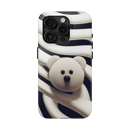 Zebra Print Teddy Bear (iPhone Case 11-15)Zebra Print Teddy Bear Phone Case for iPhone 11-15: Combining Glossy Elegance with Shockproof Functionality
Dive into the Exotic World of Zebra Patterns:
Get mesmeriRimaGallery