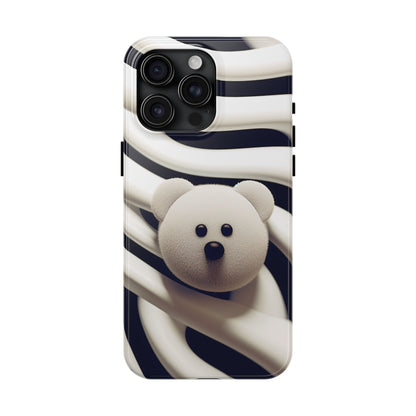 Zebra Print Teddy Bear (iPhone Case 11-15)Zebra Print Teddy Bear Phone Case for iPhone 11-15: Combining Glossy Elegance with Shockproof Functionality
Dive into the Exotic World of Zebra Patterns:
Get mesmeriRimaGallery