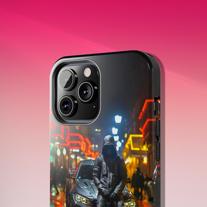 Man Ghost Mask (iPhone Case 11-15)Protect your iPhone 11-15 in style with this tough man ghost mask phone case 👻📱. Made from durable polycarbonate and rubber, this case is impact resistant and shocRimaGallery