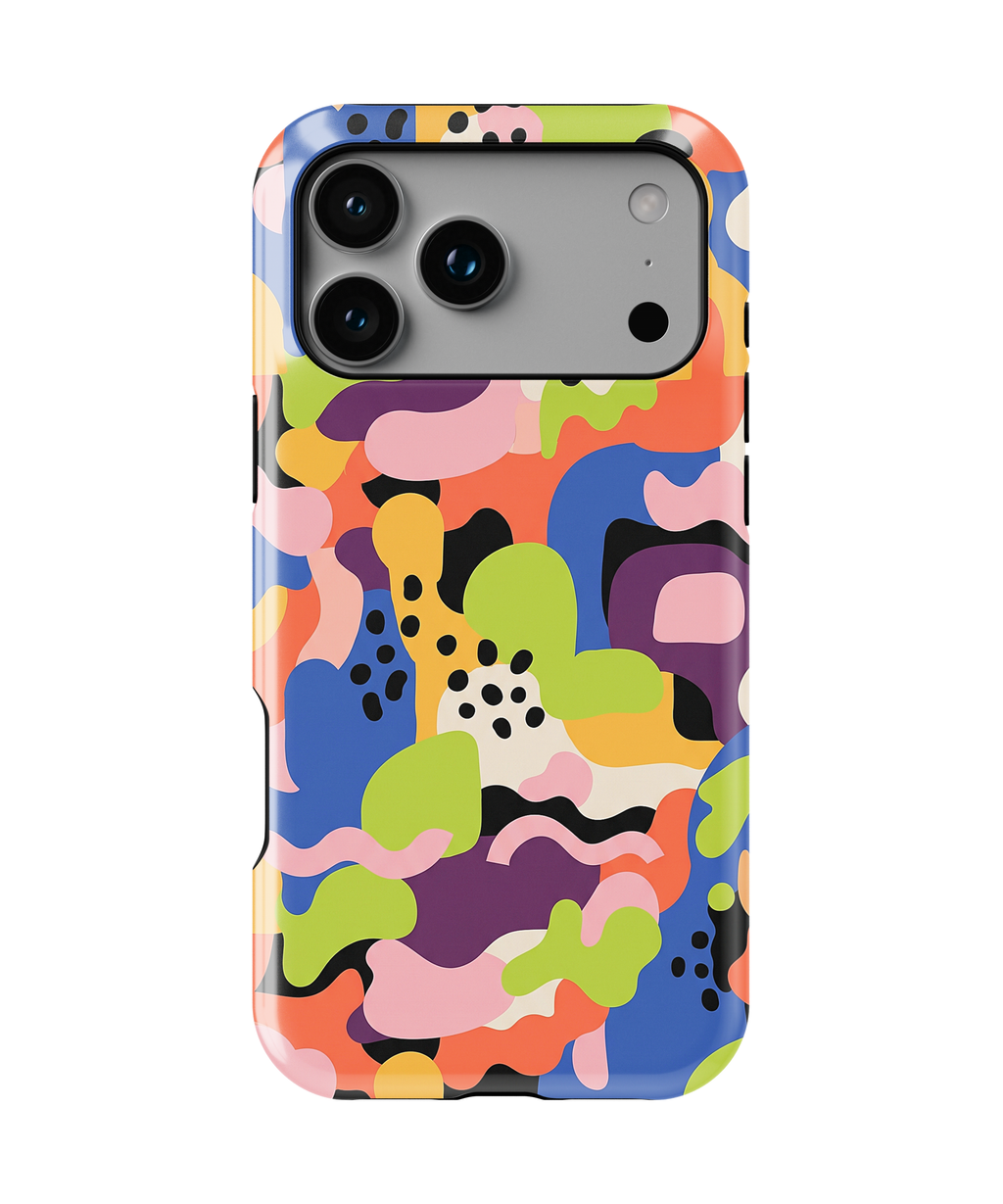 Colorful Abstract Camouflage Magnetic Impact Phone Case