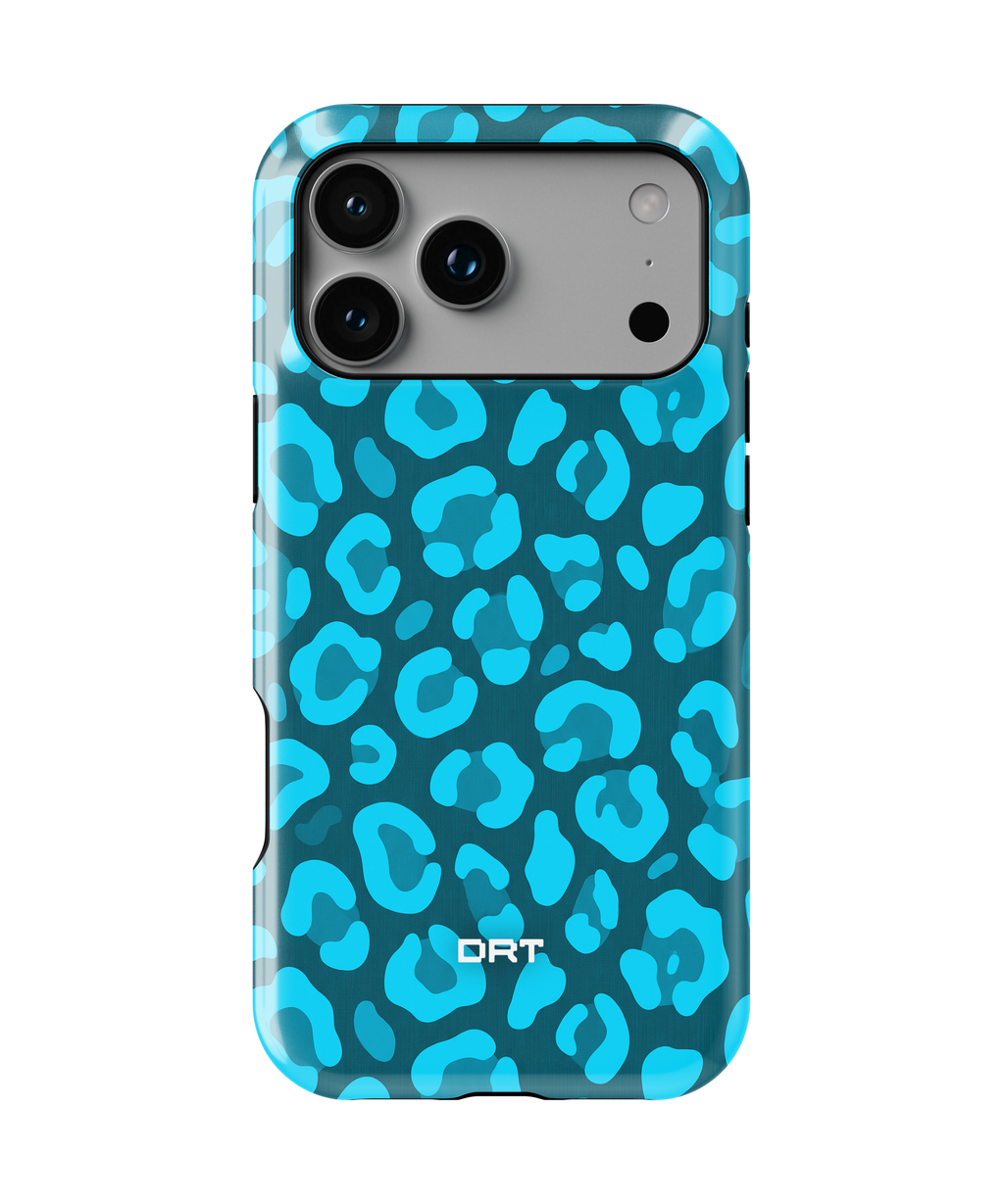 Blue Leopard Magnetic Impact-Resistant Phone Case