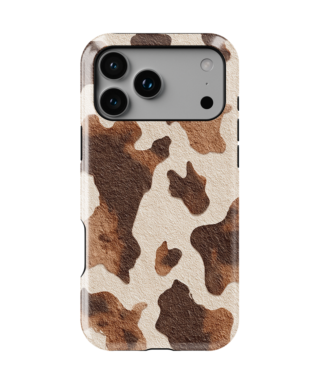 Cowhide Pattern Magnetic Impact-Resistant Phone Case
