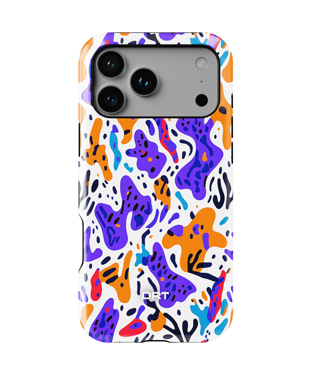 Abstract Splash Magnetic Phone Case — Impact-Resistant, Colorful Pattern