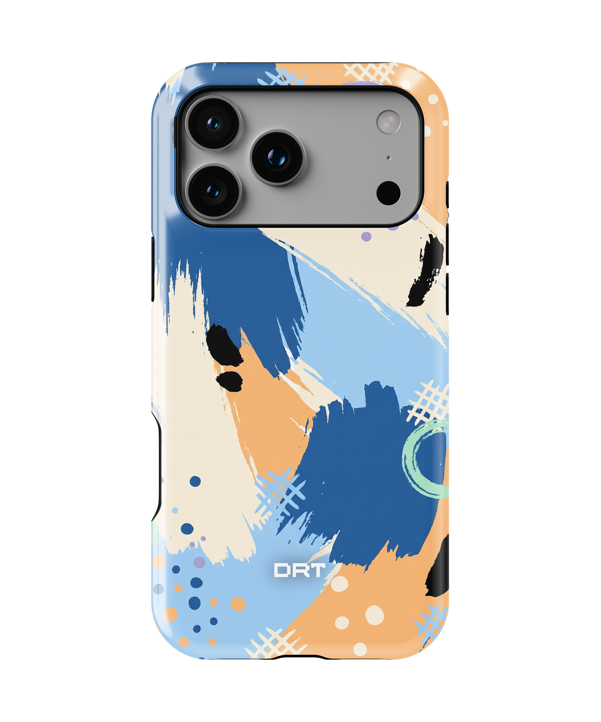 Abstract Brushstroke Magnetic Impact-Resistant Phone Case
