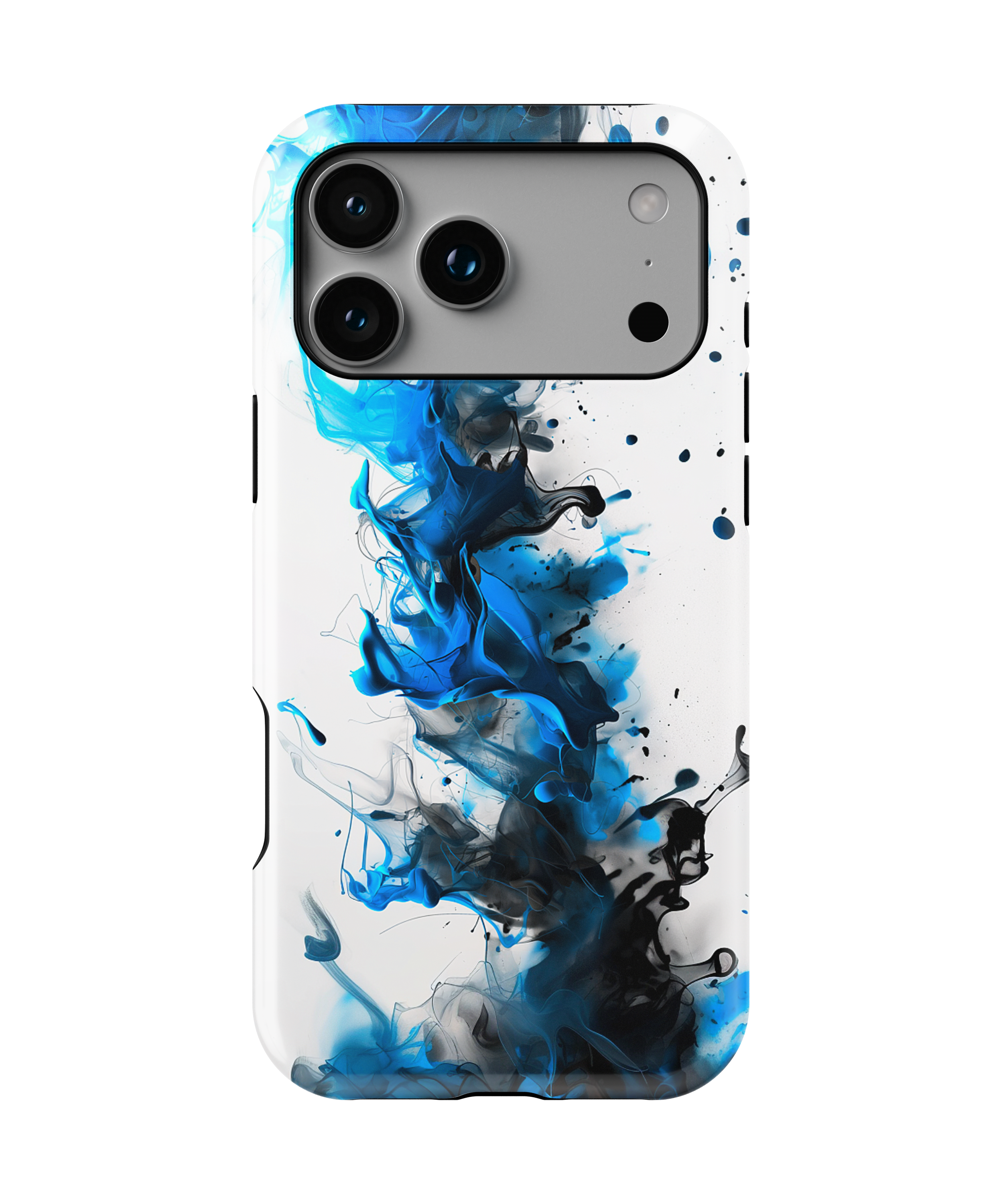 Blue Ink Swirl Magnetic Impact Phone Case