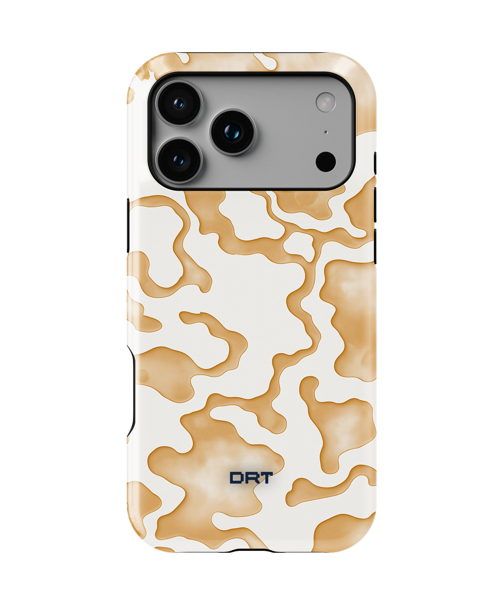 Magnetic Impact-Resistant Phone Case — Beige Abstract Camo
