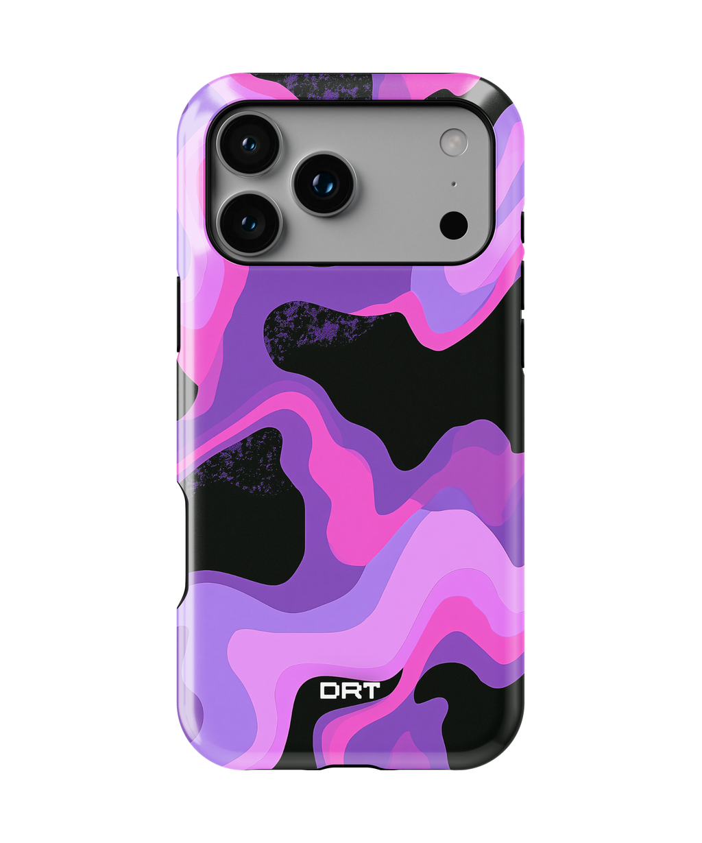 Purple Camo Magnetic Impact-Resistant Phone Case