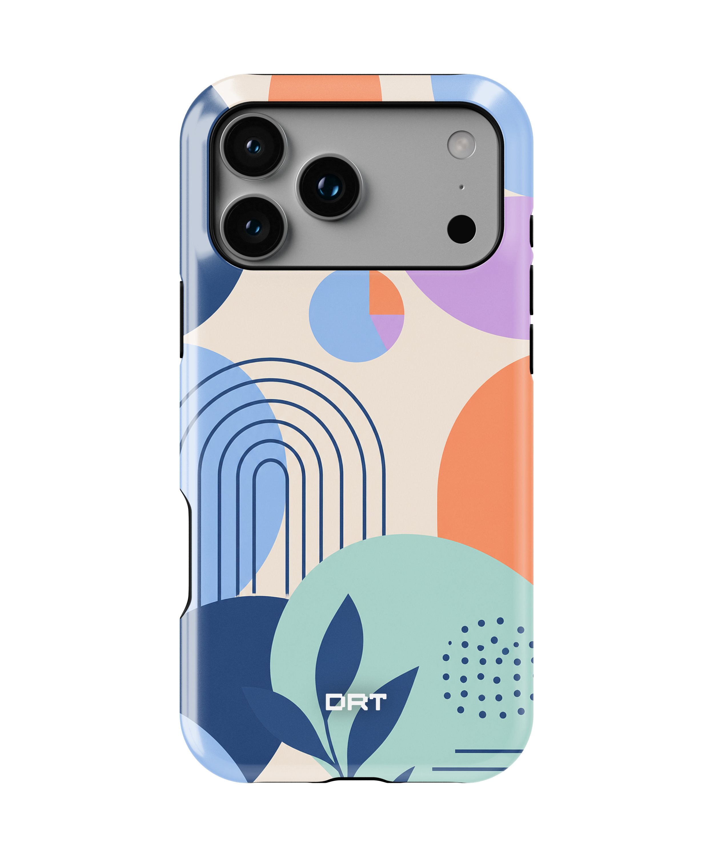 Abstract Geometric Magnetic Impact Phone Case