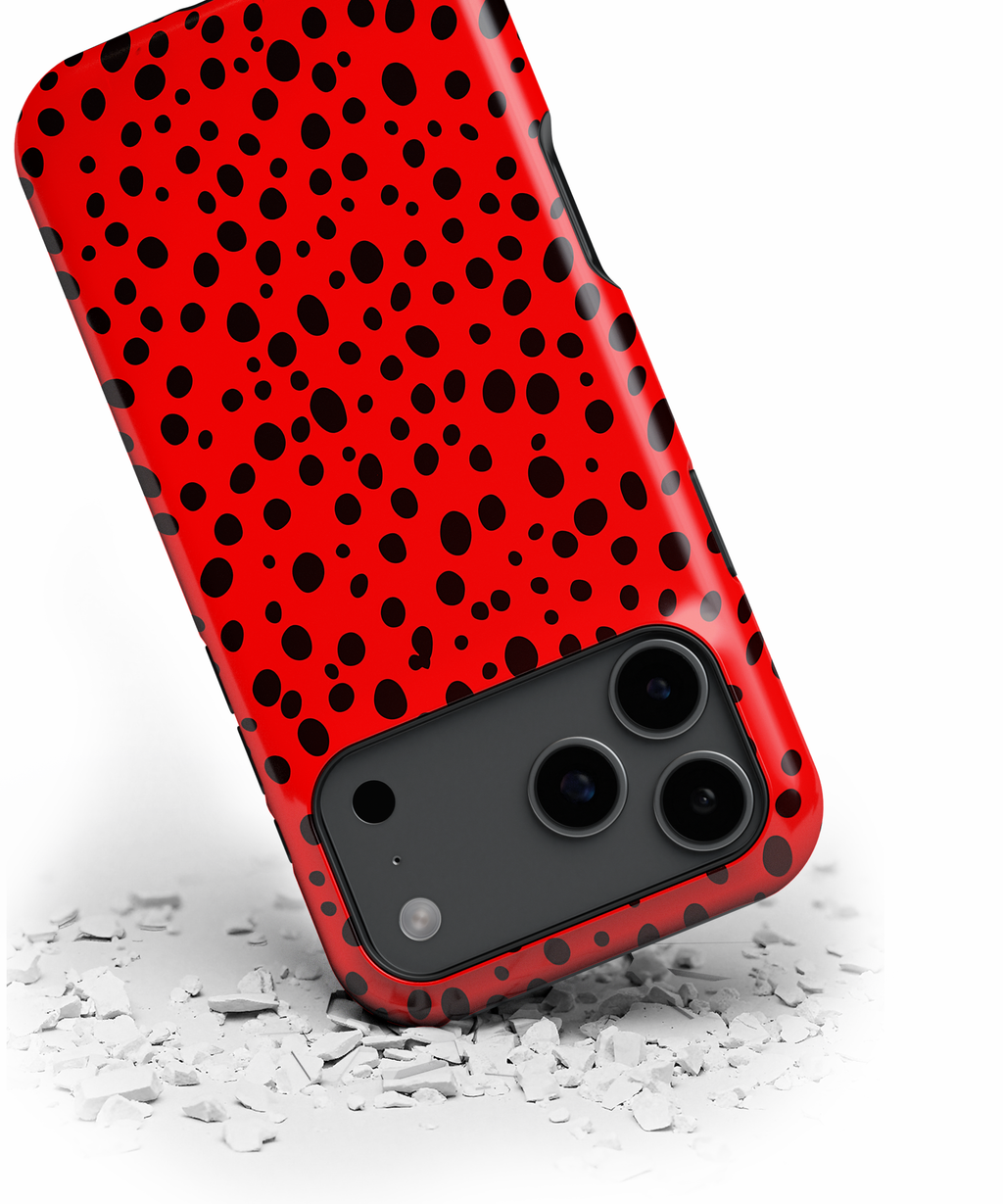 Red Dalmatian Spot Magnetic Impact-Resistant Phone Case