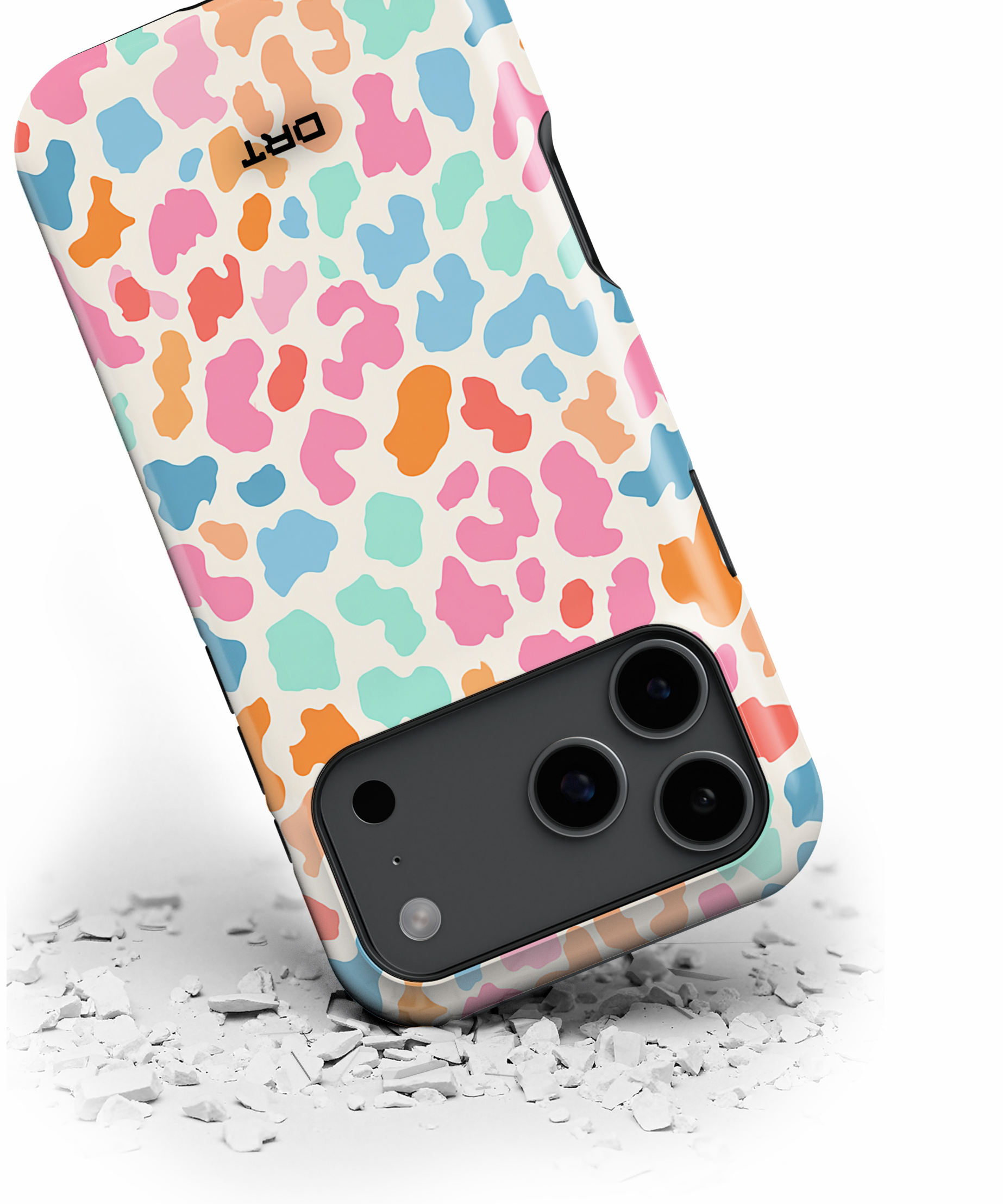 Colorful Pastel Leopard Magnetic Impact Phone Case