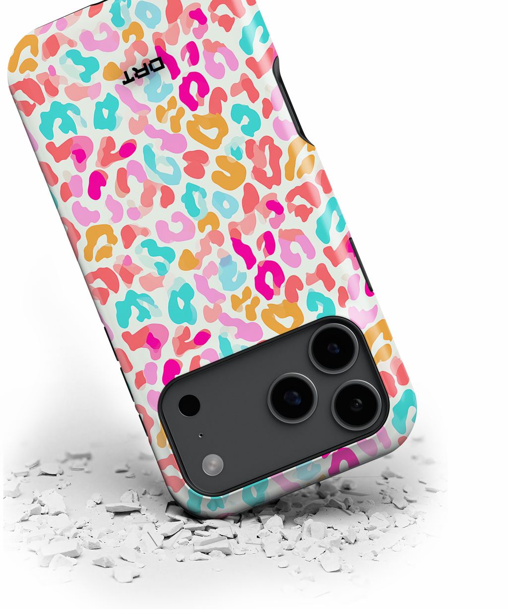 Colorful Leopard Print Magnetic Impact-Resistant Phone Case