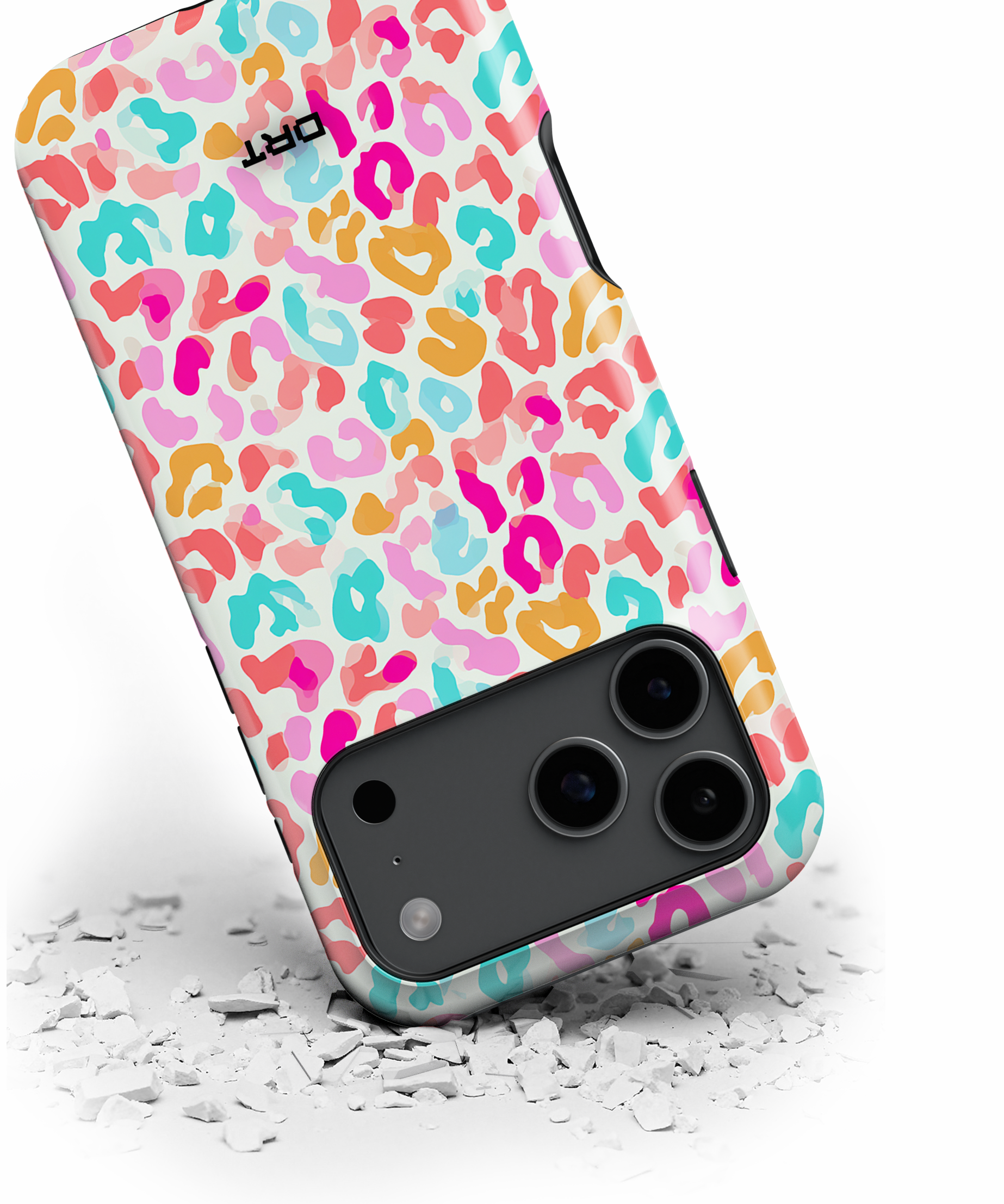 Colorful Leopard Print Magnetic Impact-Resistant Phone Case
