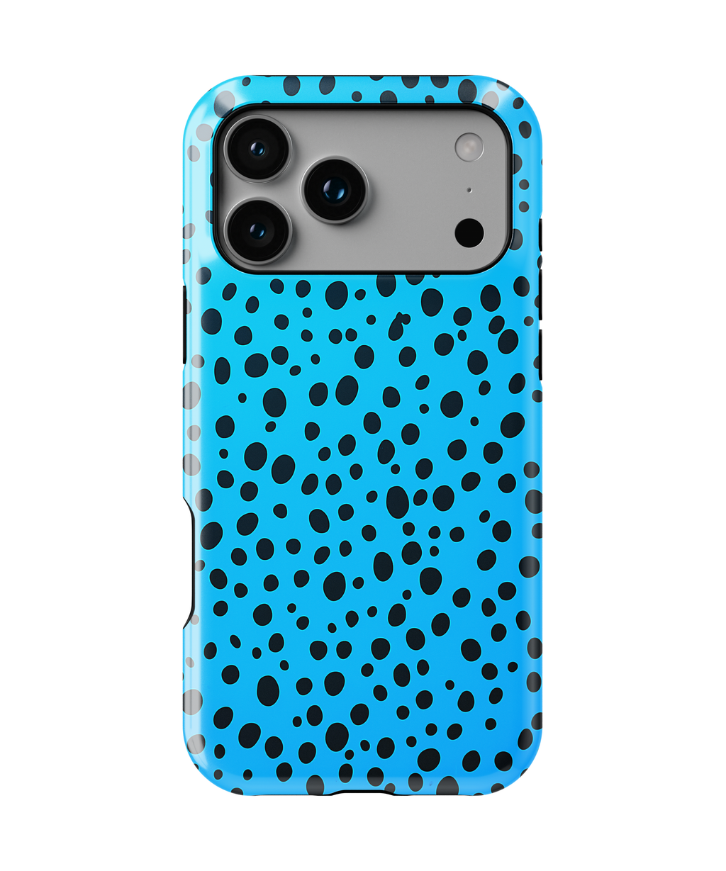 Blue Dalmatian Dot Magnetic Impact-Resistant Phone Case