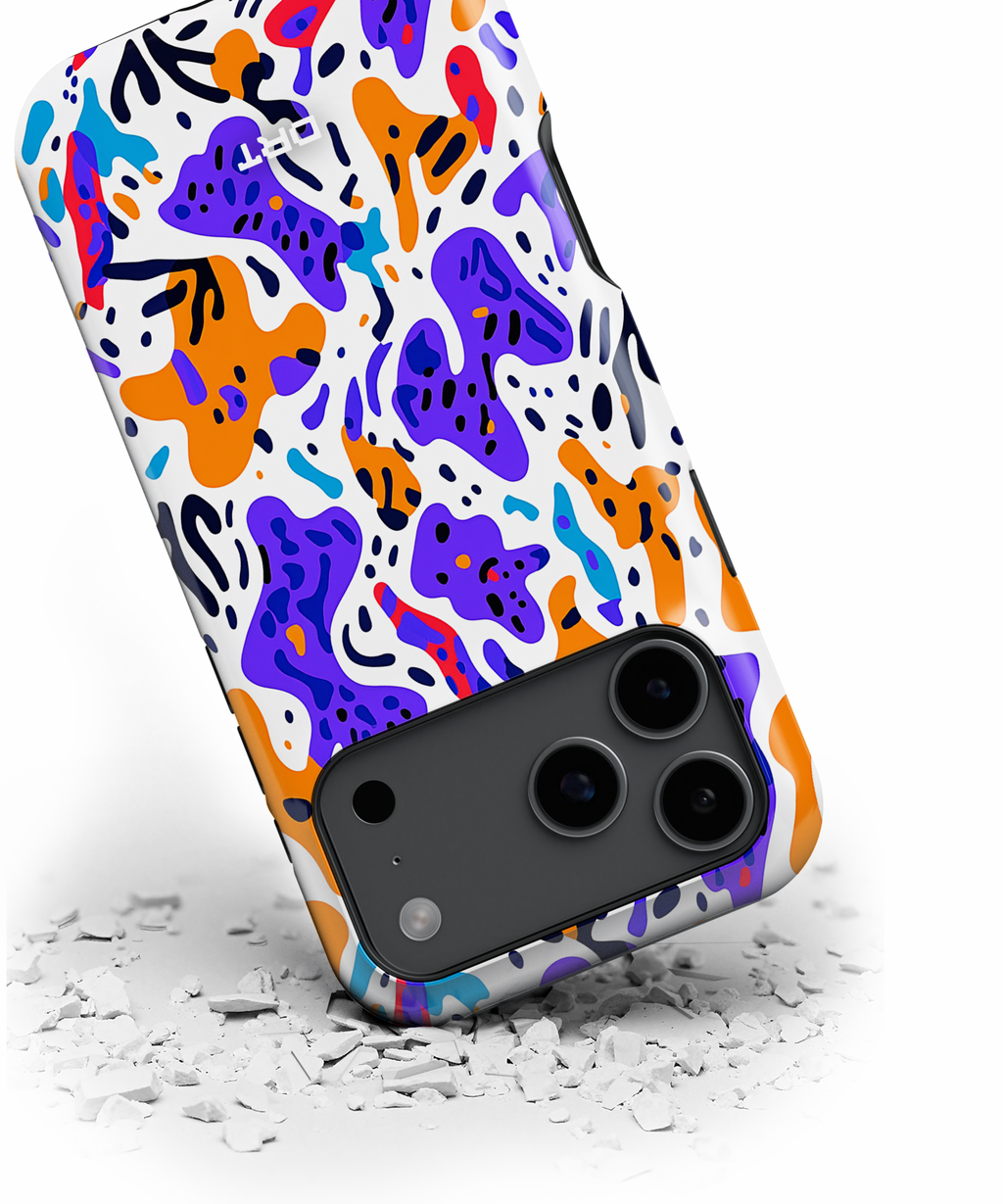 Abstract Splash Magnetic Phone Case — Impact-Resistant, Colorful Pattern