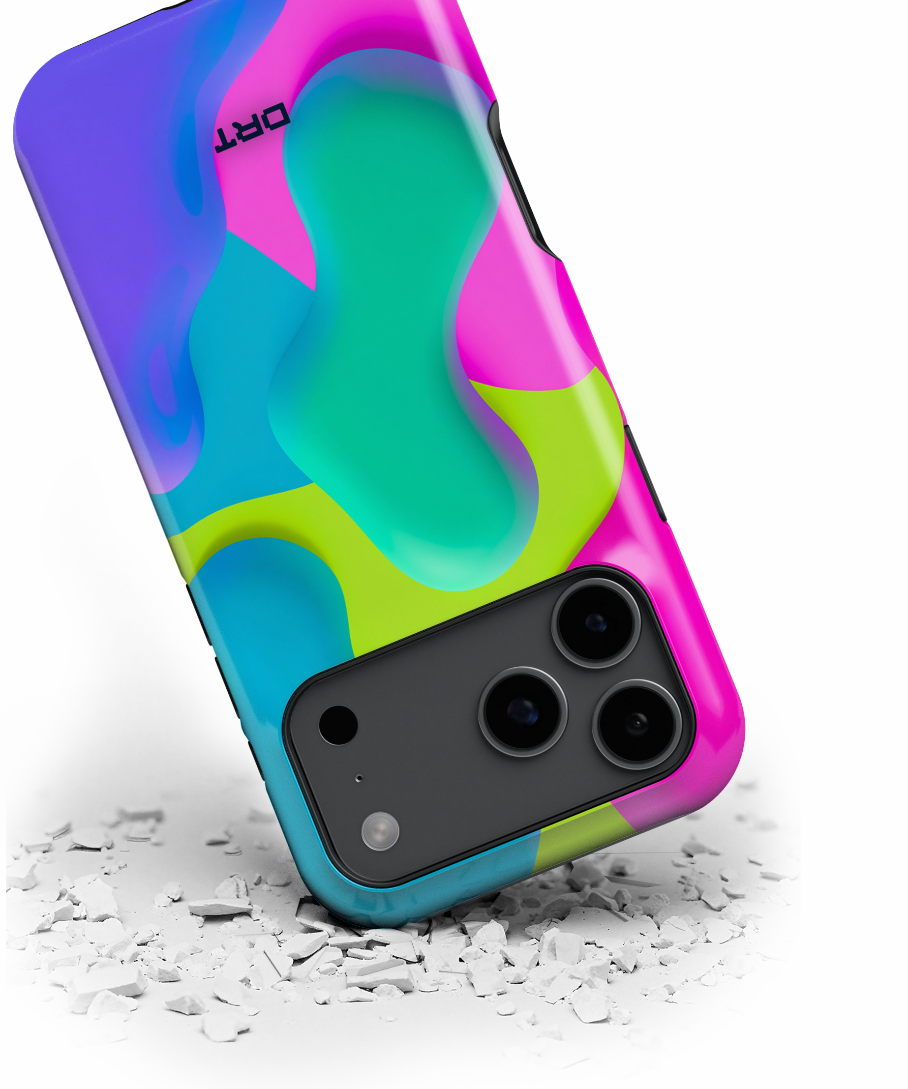 Colorful 3D Abstract Magnetic Impact-Resistant Phone Case