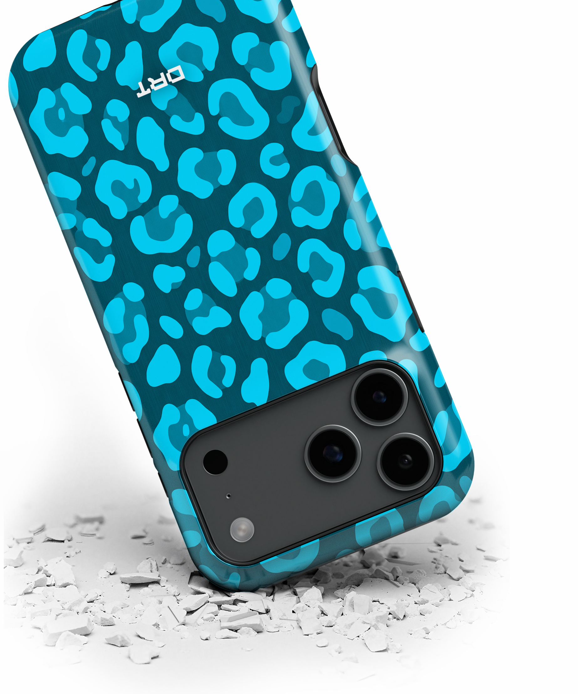 Blue Leopard Magnetic Impact-Resistant Phone Case