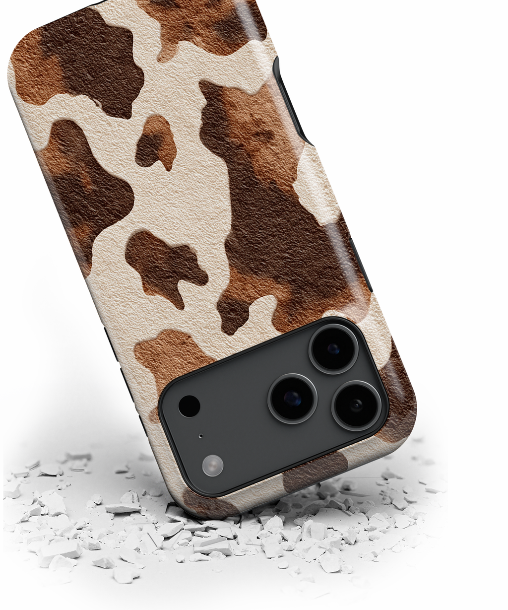 Cowhide Pattern Magnetic Impact-Resistant Phone Case