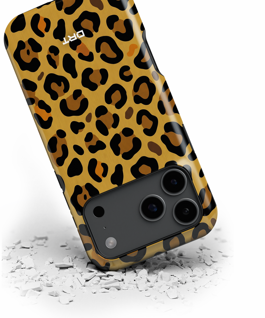 Leopard Print Magnetic Impact Phone Case — Slim Protective iPhone Cover