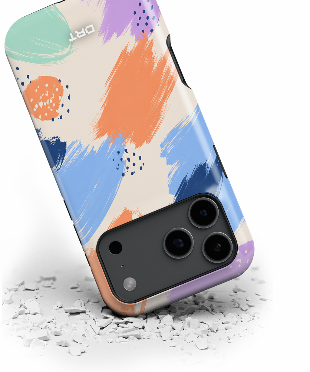 Abstract Brushstroke Magnetic Impact-Resistant Phone Case