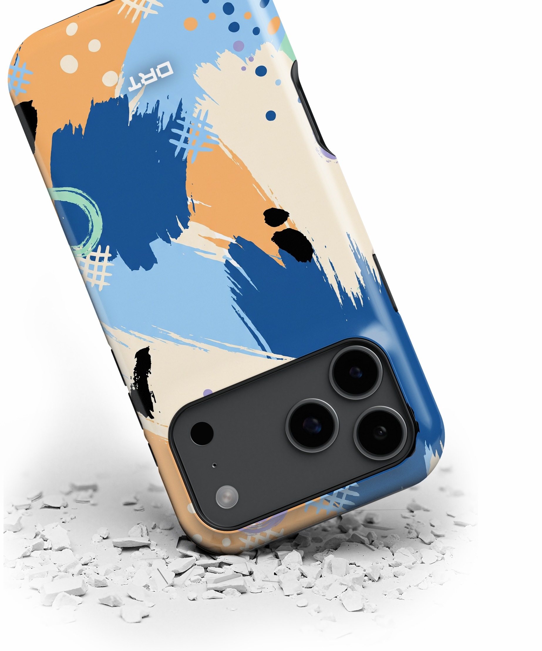 Abstract Brushstroke Magnetic Impact-Resistant Phone Case