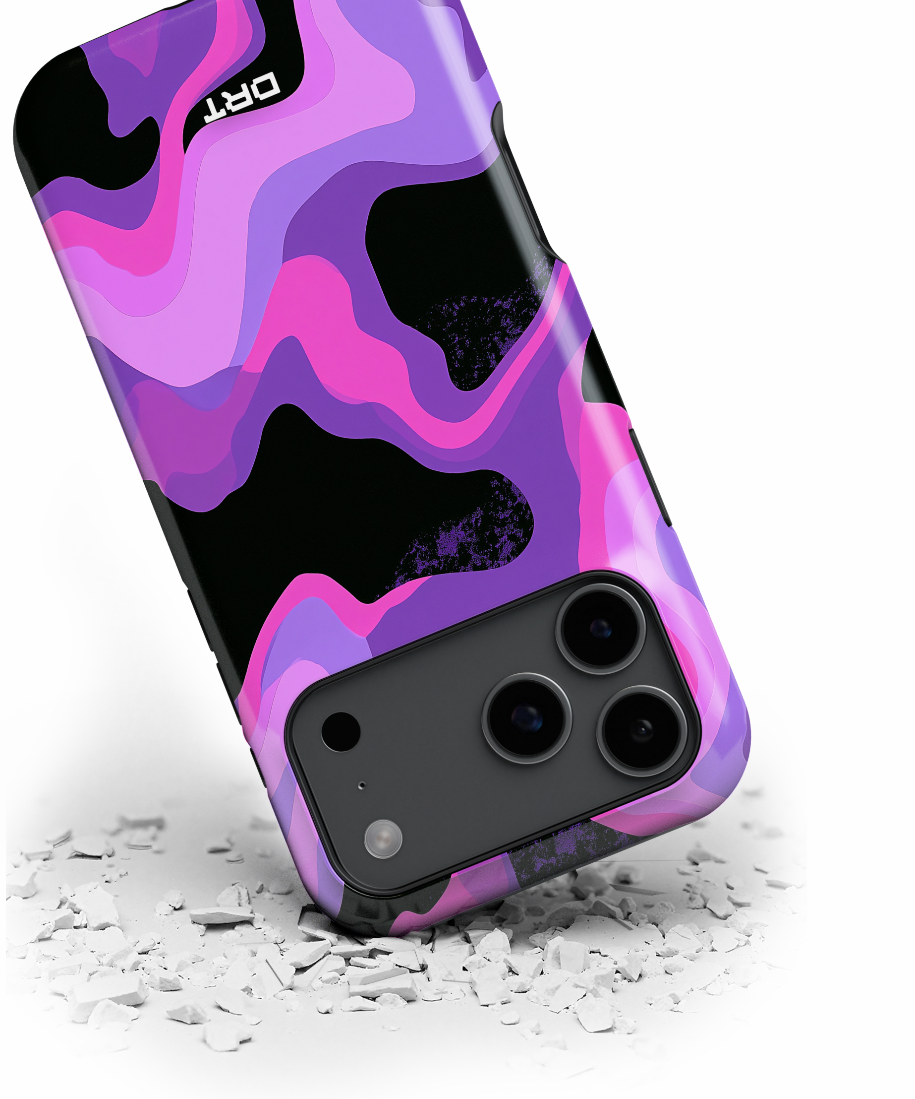 Purple Camo Magnetic Impact-Resistant Phone Case