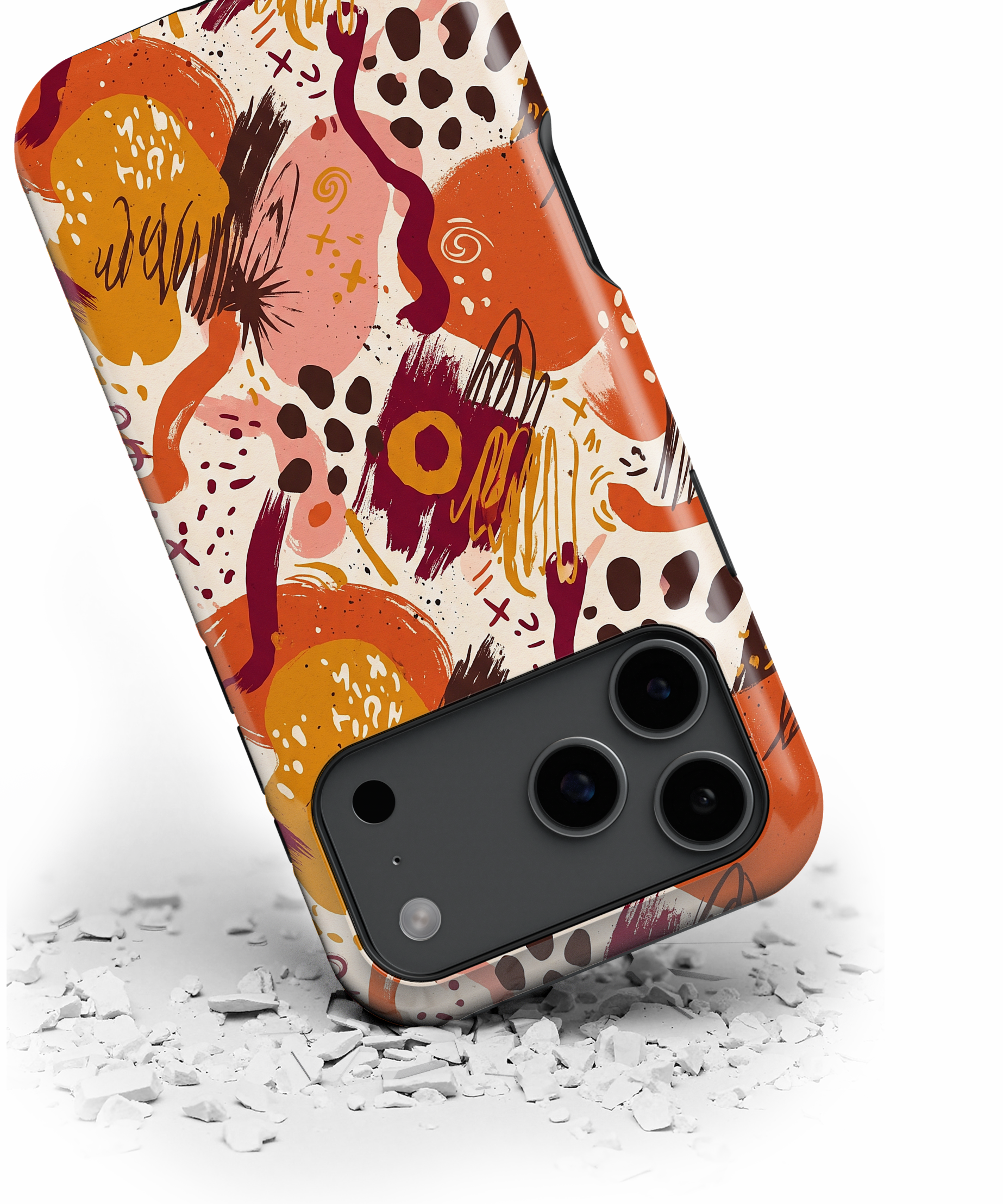Abstract Autumn Doodle Magnetic Impact-Resistant Phone Case
