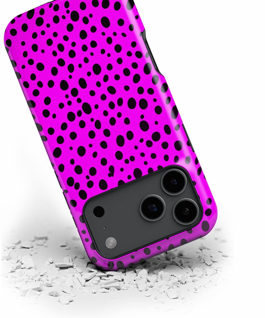 Pink Leopard Print Magnetic Impact-Resistant Phone Case