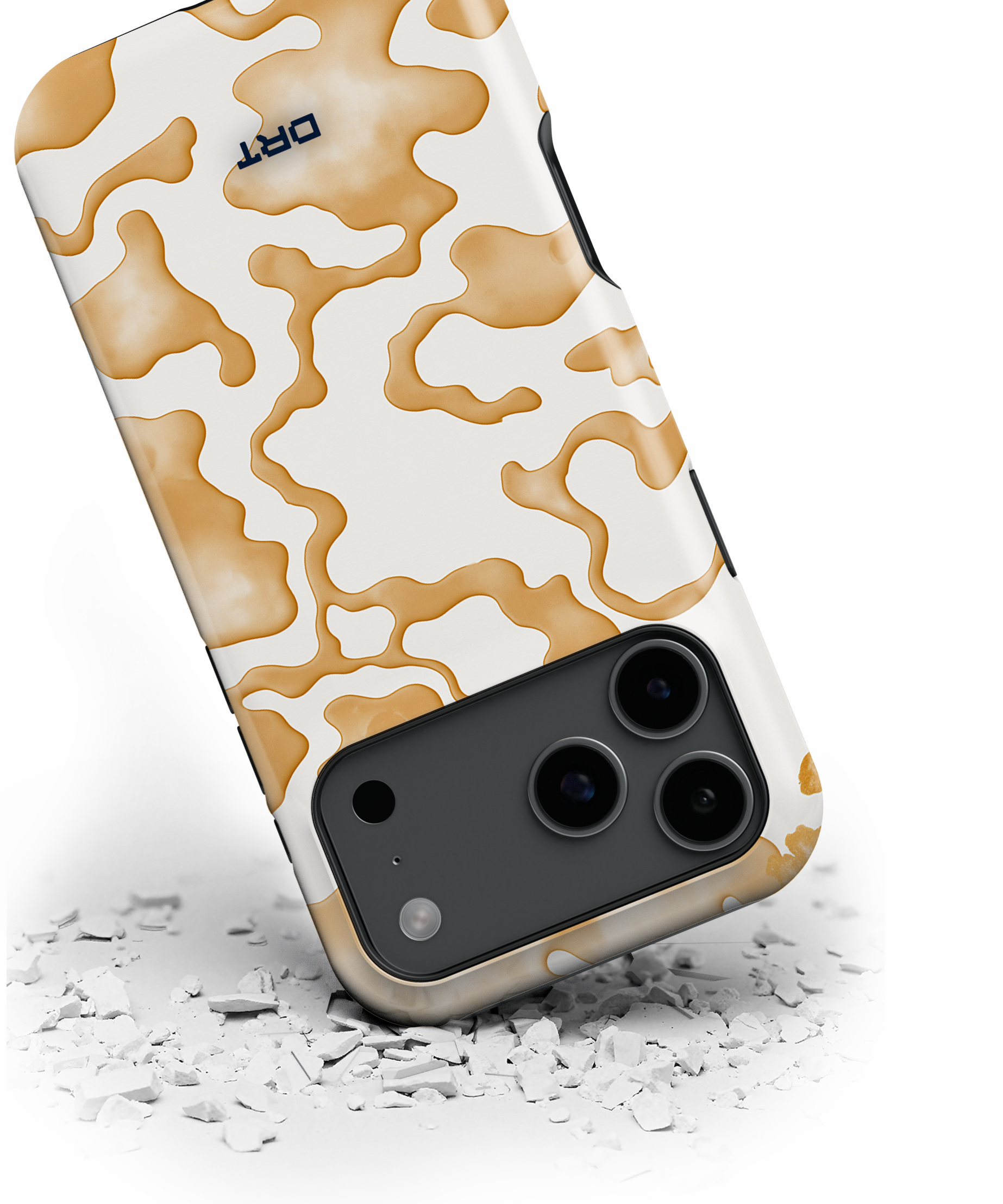 Magnetic Impact-Resistant Phone Case — Beige Abstract Camo