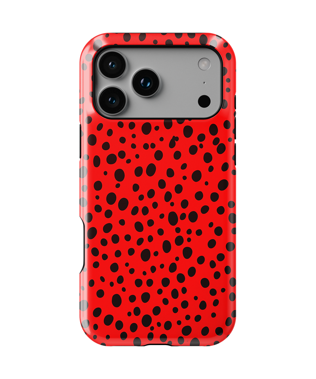 Red Dalmatian Spot Magnetic Impact-Resistant Phone Case