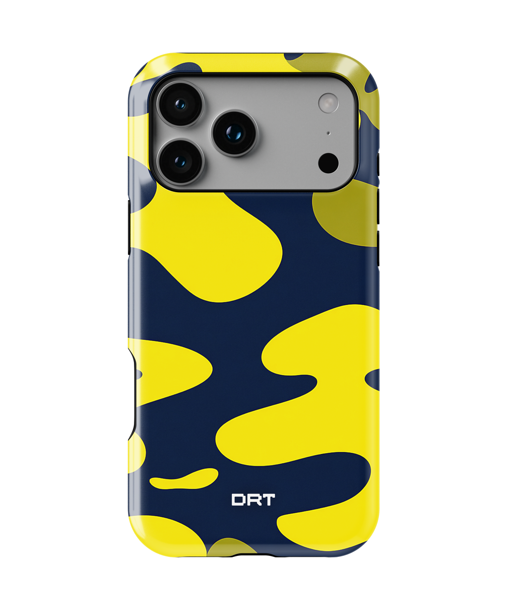 Yellow Navy Camo Magnetic Impact-Resistant Phone Case