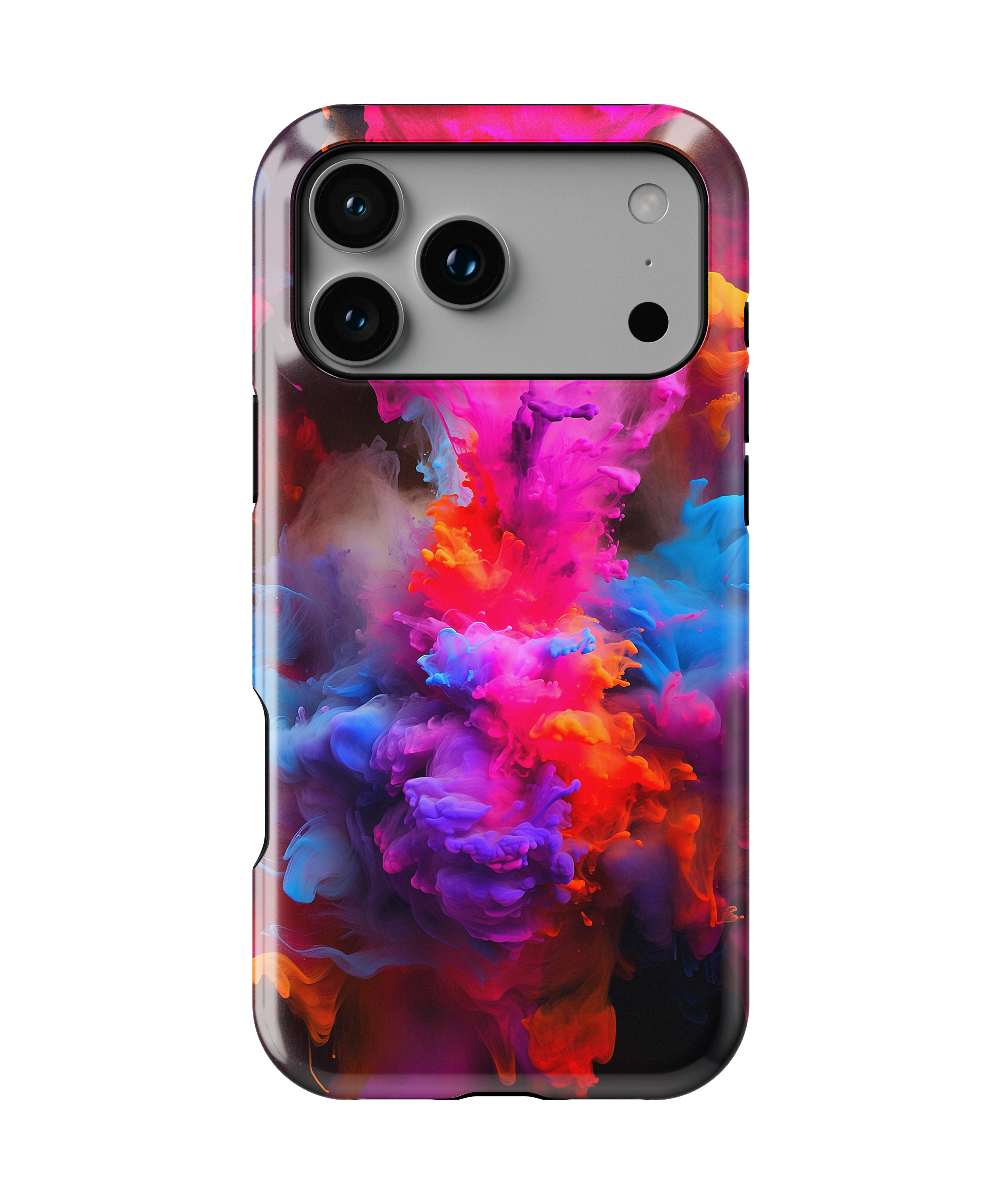 Magnetic Impact-Resistant Phone Case — Vivid Color Smoke