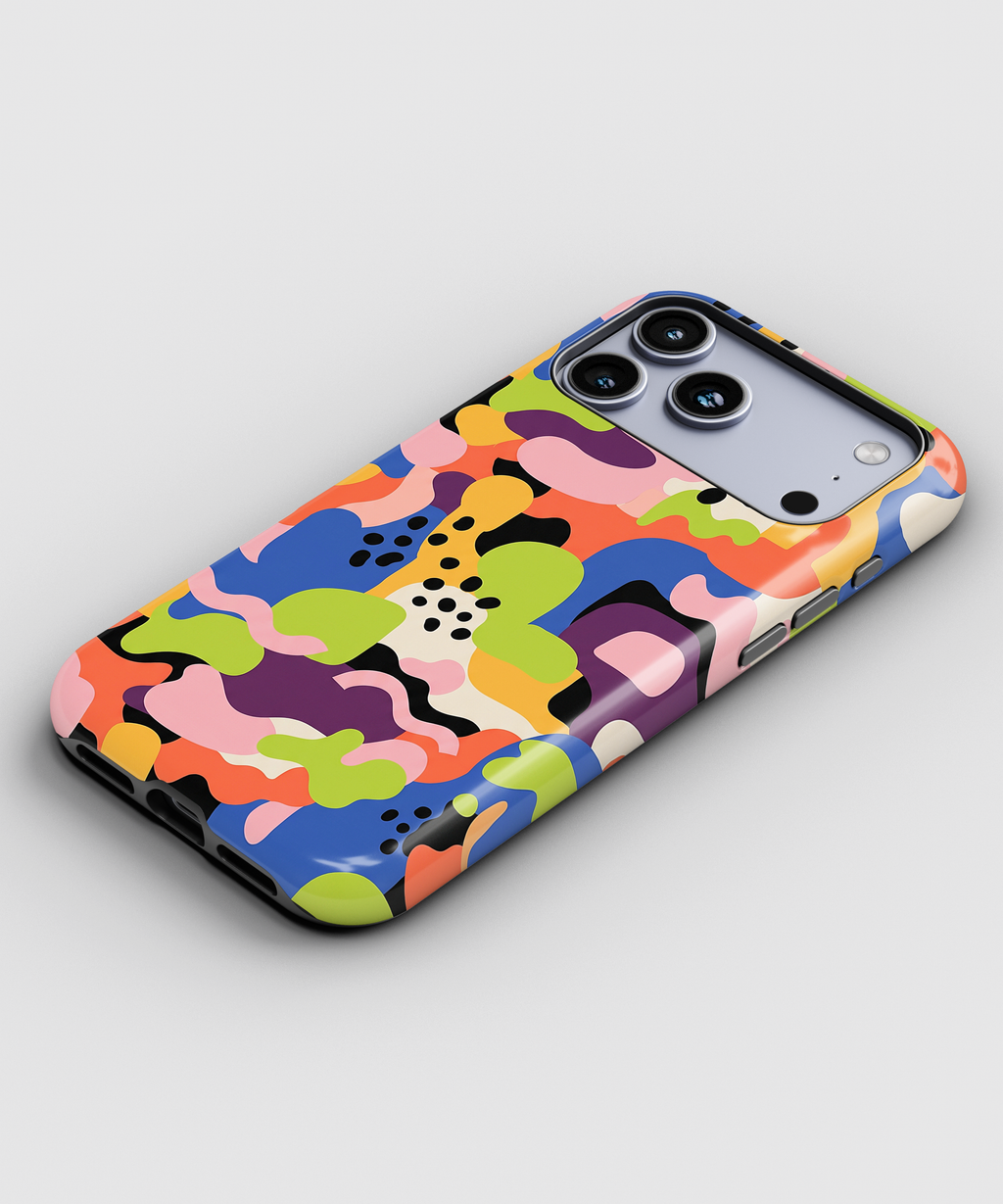 Colorful Abstract Camouflage Magnetic Impact Phone Case