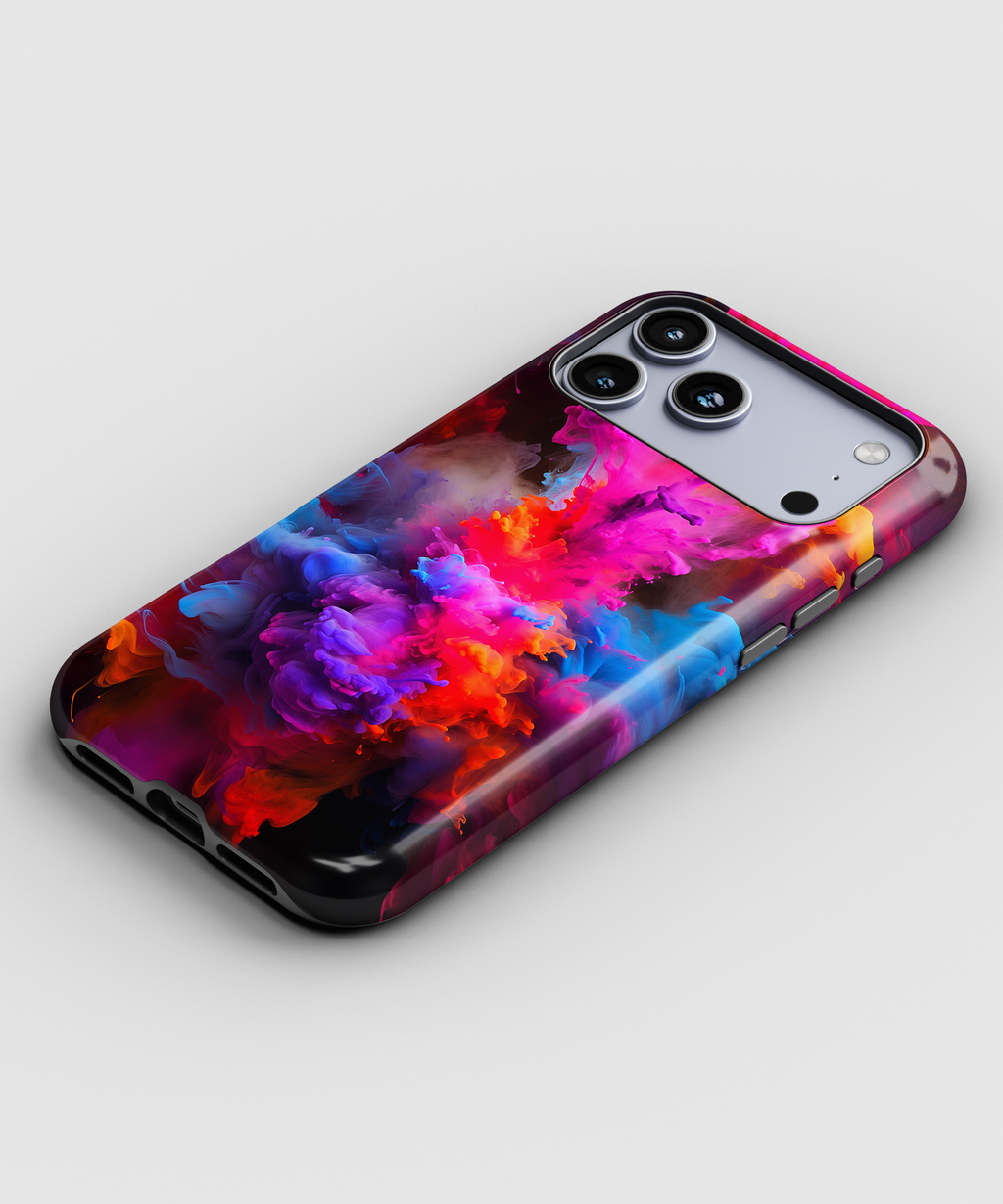 Magnetic Impact-Resistant Phone Case — Vivid Color Smoke