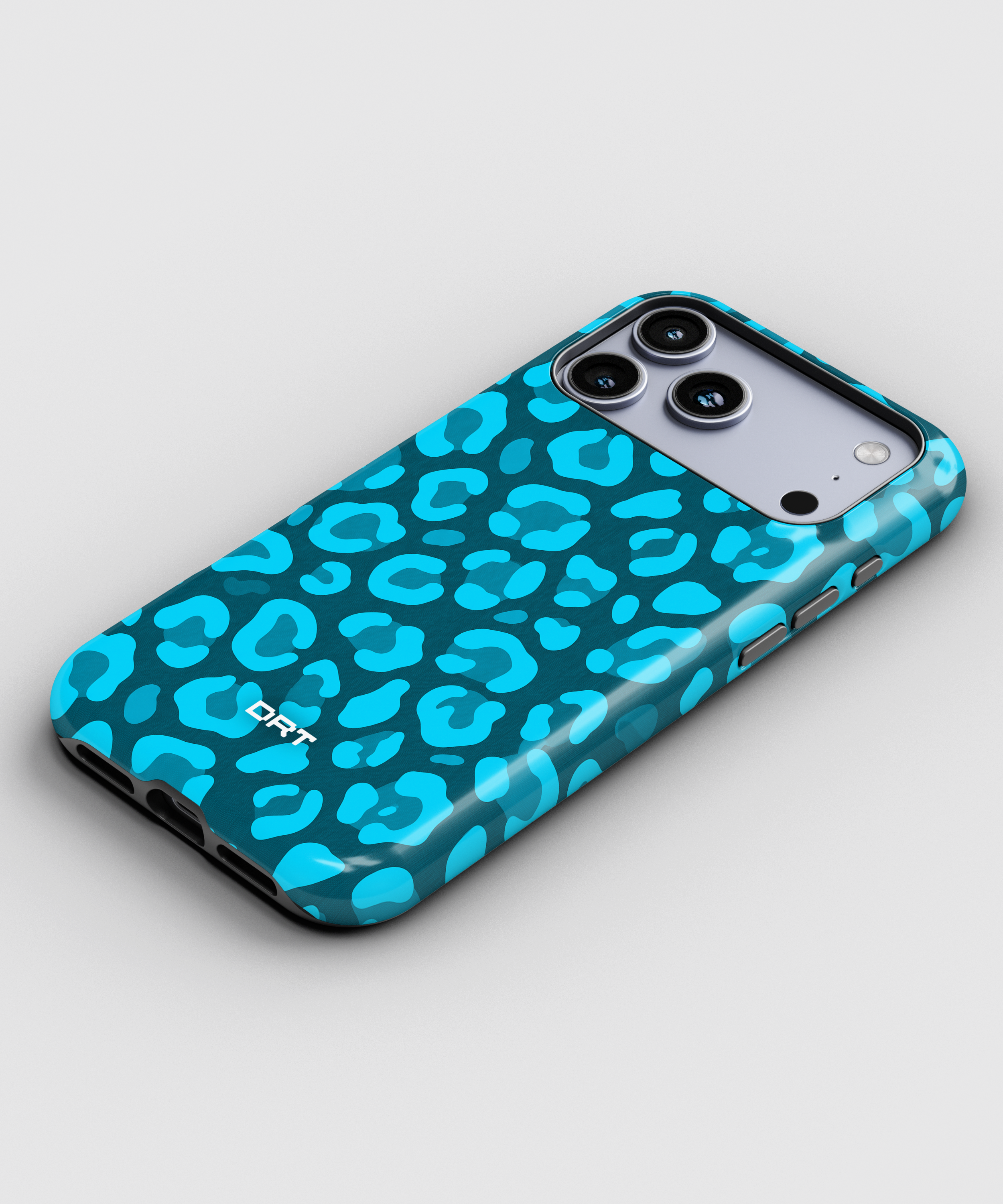 Blue Leopard Magnetic Impact-Resistant Phone Case