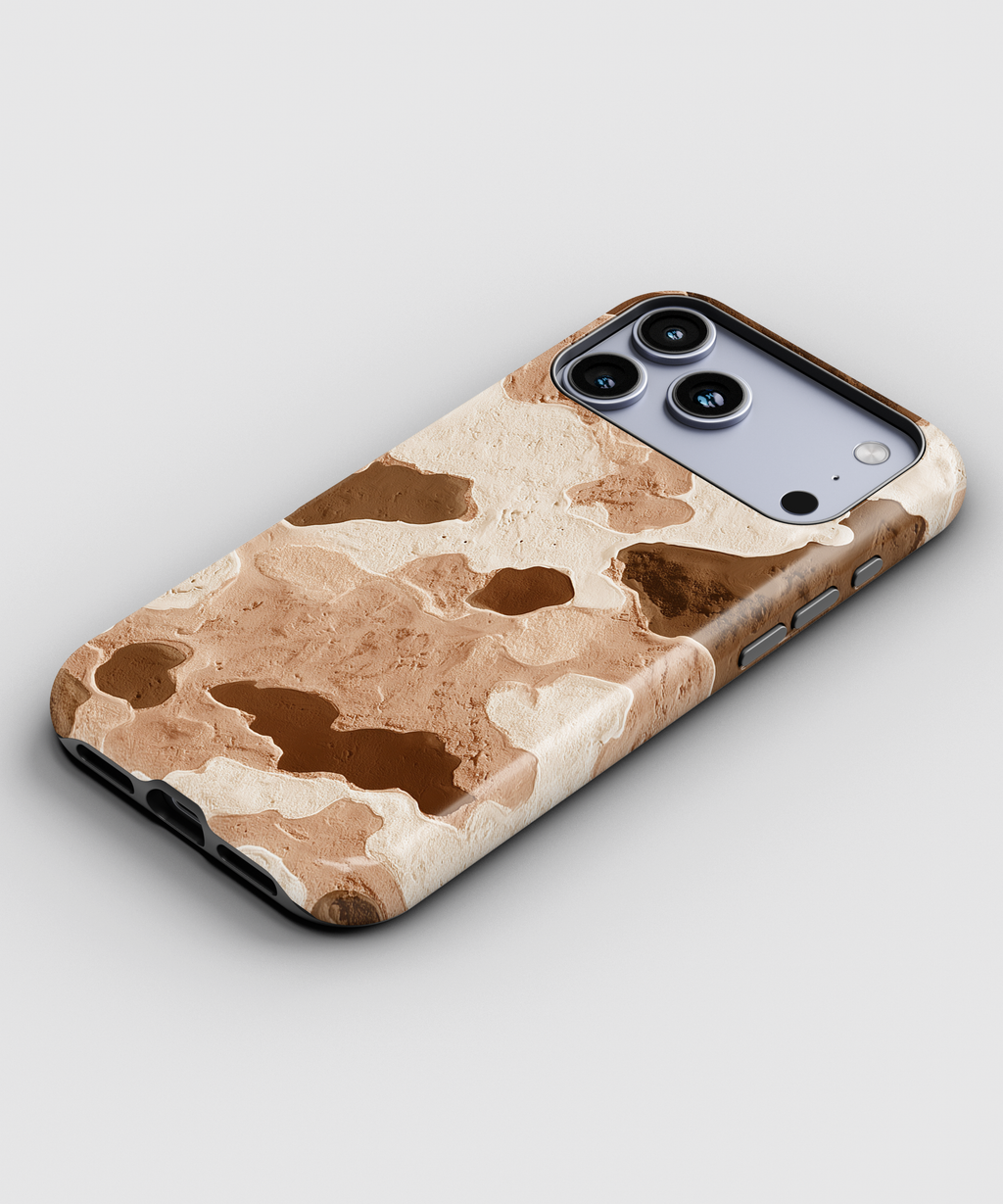 Brown Watercolor Camo Magnetic Impact-Resistant Phone Case